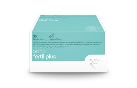 orthofertil plus  Tabletten/Kapseln - Wichtige Nährstoffe für die männliche Fertilität. 