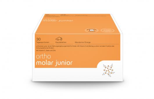 orthomolar junior Kautablette Orange - Mikronährstoffe für Kinder 