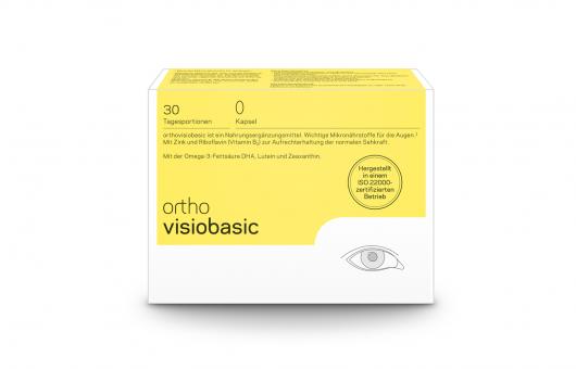 orthovisiobasic Kapseln - Mikronährstoffe für eine augenbewusste Ernährung 